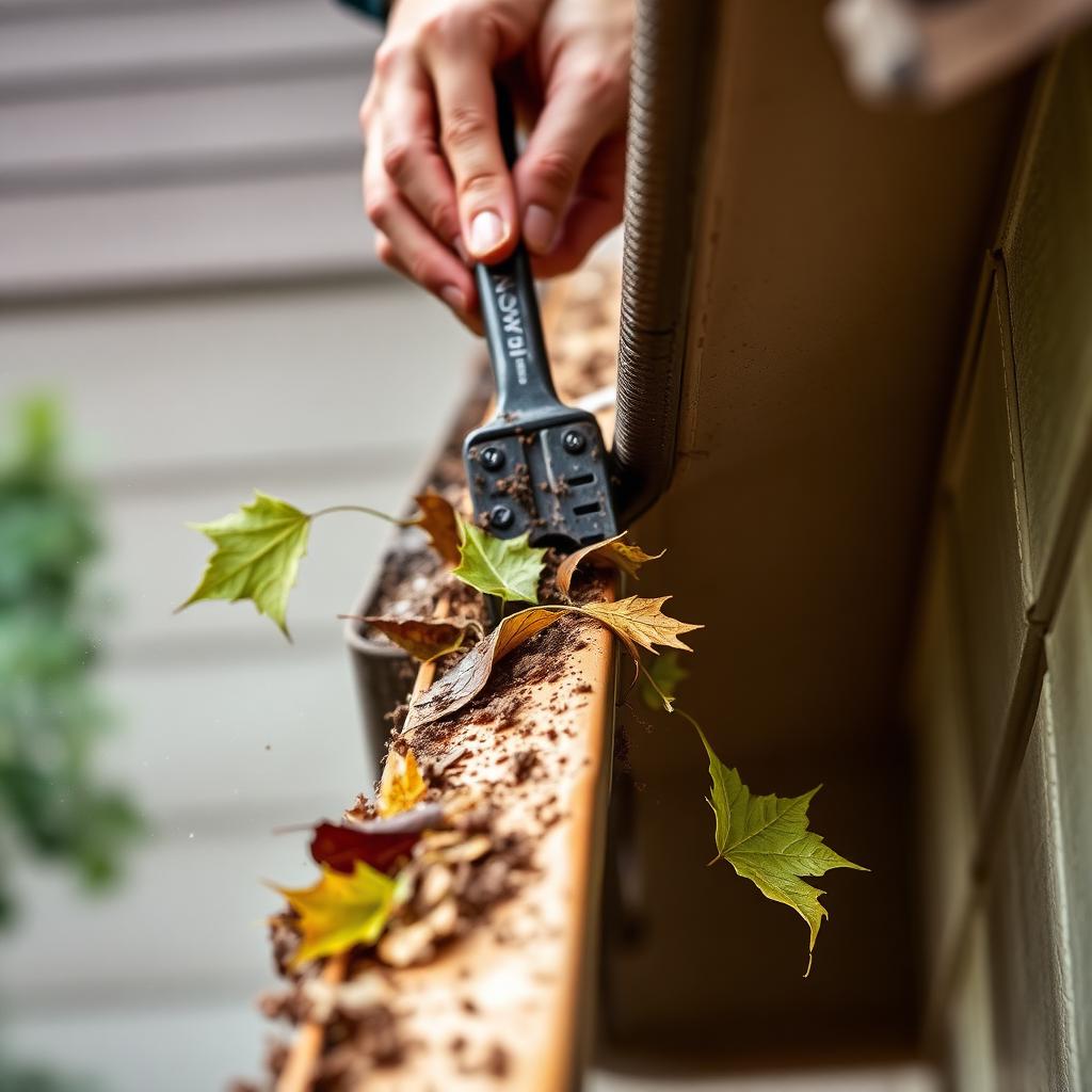 Hand-Cleaned Troughs for gutter cleaning in the DFW metroplex